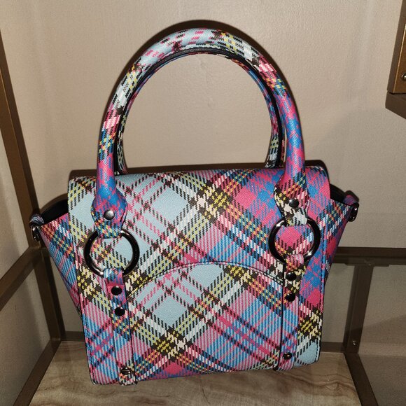 Vivienne Westwood Small Betty Handbag Tartan plaid multicolor - Picture 3 of 8